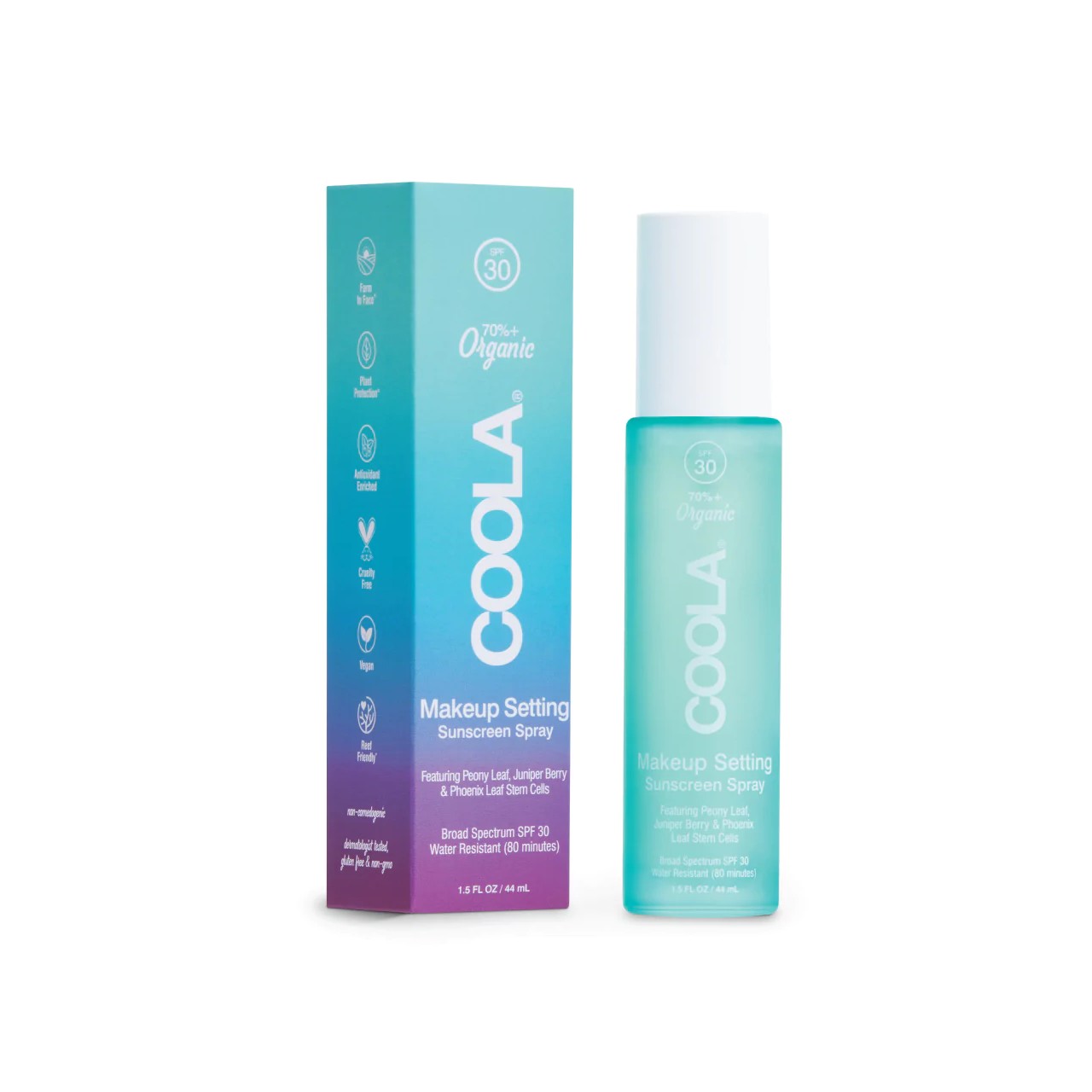 COOLA Classic Face SPF 30 Makeup Setting Spray - Organic