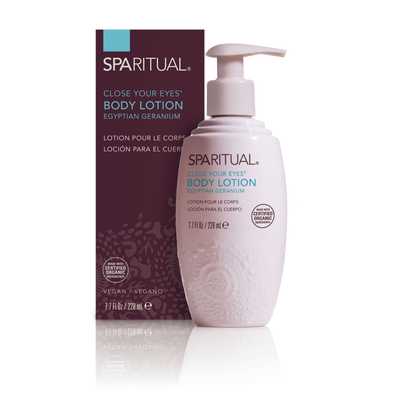 SPARITUAL Close Your Eyes Body Lotion Box
