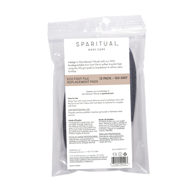 SPARITUAL ECO-Foot File - Double Sided 80/150 Grit