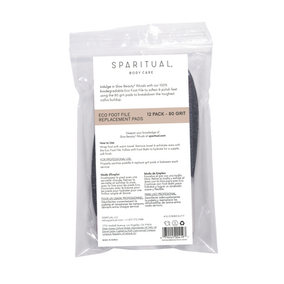 SPARITUAL ECO-Foot File - Double Sided 80/150 Grit