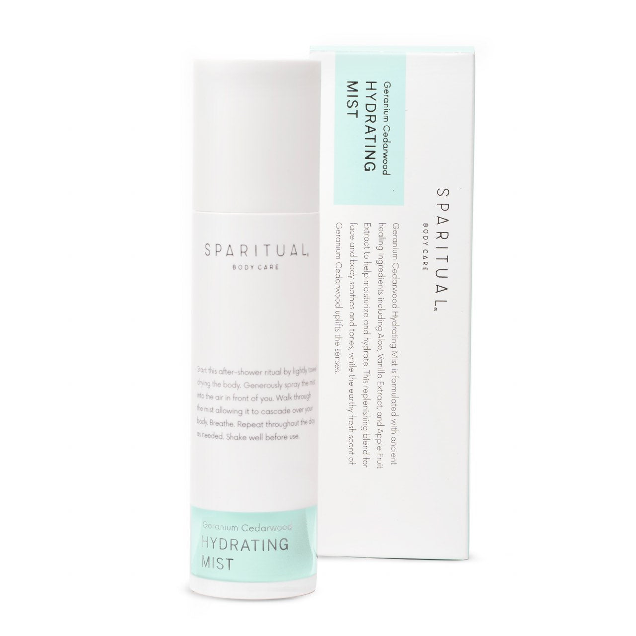 SPARITUAL Geranium Cedarwood Hydrating Mist