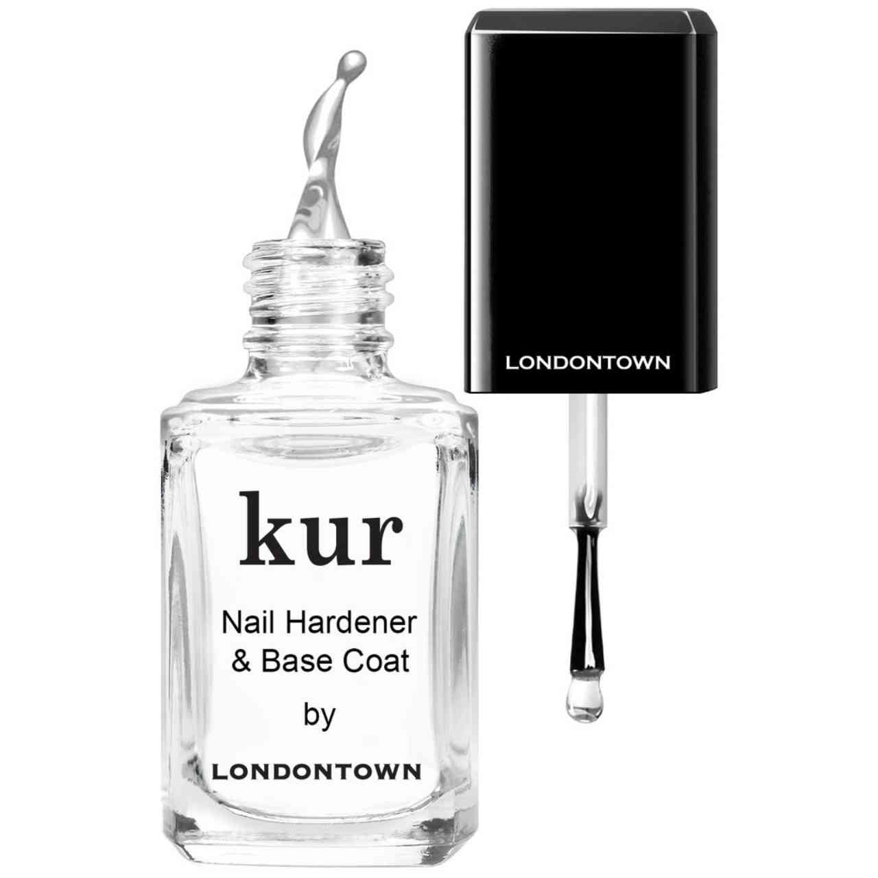 LONDONTOWN Kur Nail Hardener & Base Coat Black Cap