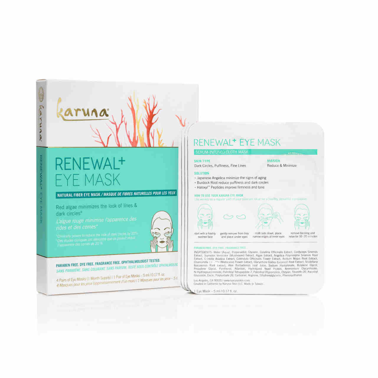 KARUNA Renewal+ Eye Mask Box of 4