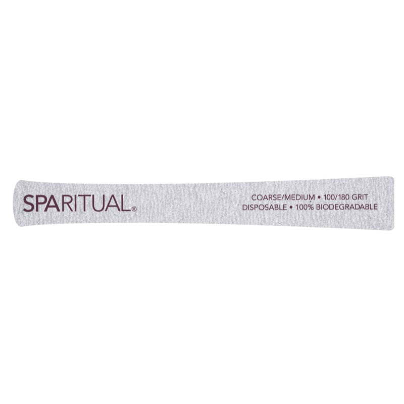SPARITUAL Zebra Board Eco-Nail File 100/180 Grit