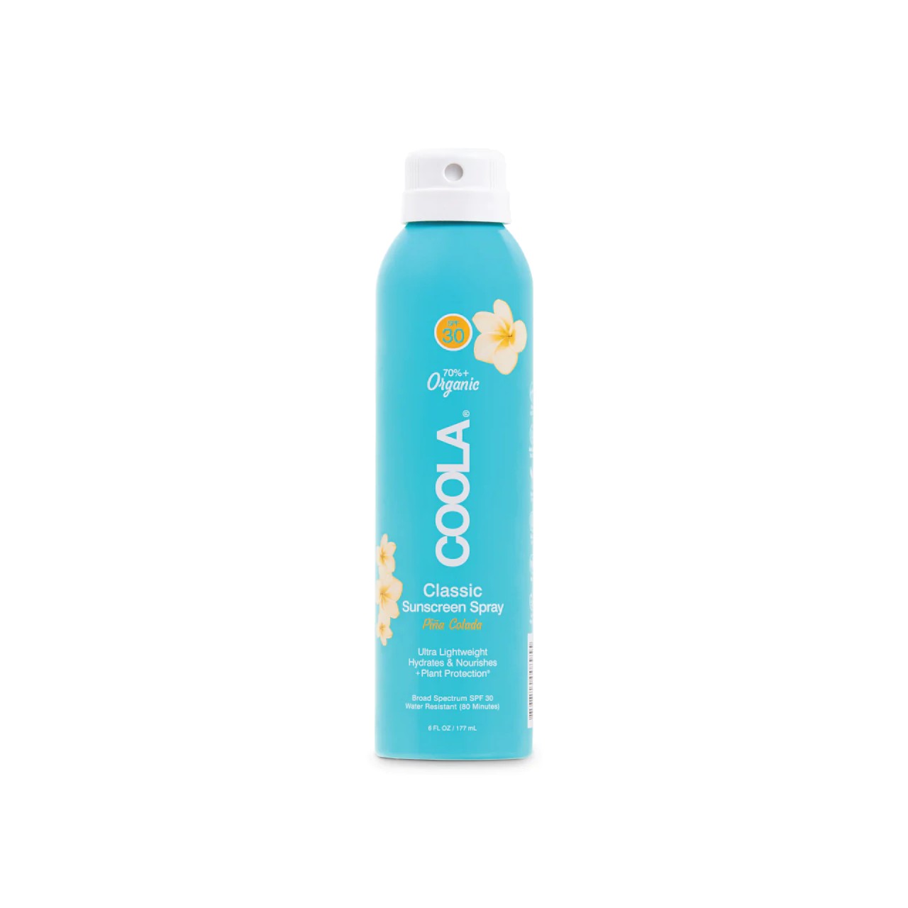 COOLA Classic Body SPF30 Pina Colada Organic Sunscreen Spray