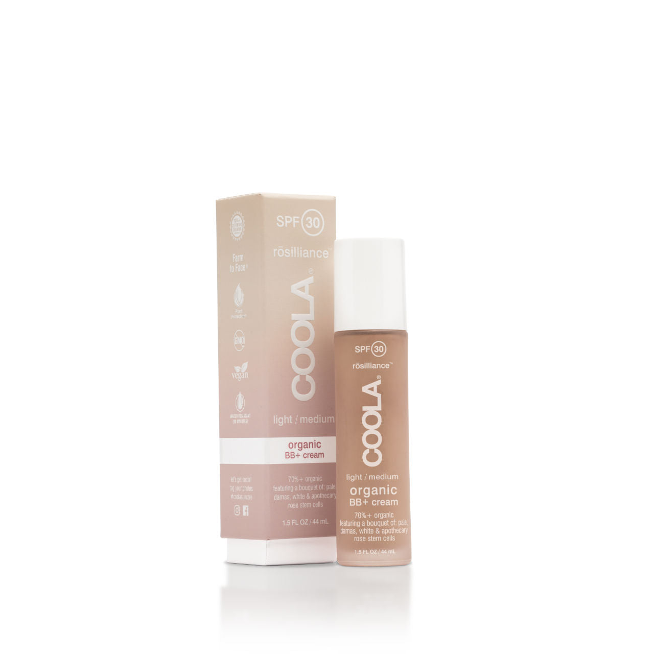 COOLA Mineral Face SPF 30 Rōsilliance™ Organic BB+ Cream - Light/Medium